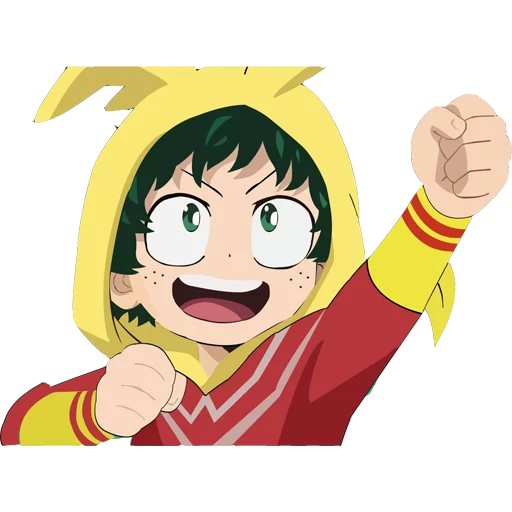 Стикерпак MyHeroAcademia для Telegram