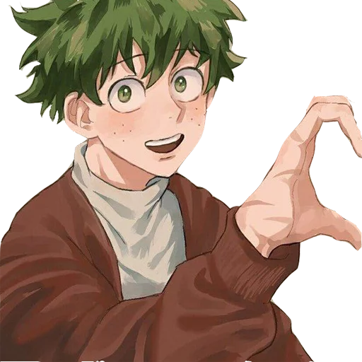 ❤️ Стикер «MyHeroAcademia» для Telegram