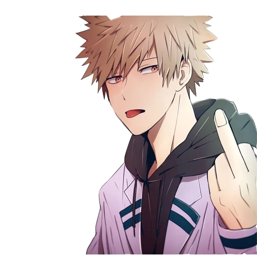 🖕 Стикер «MyHeroAcademia» для Telegram