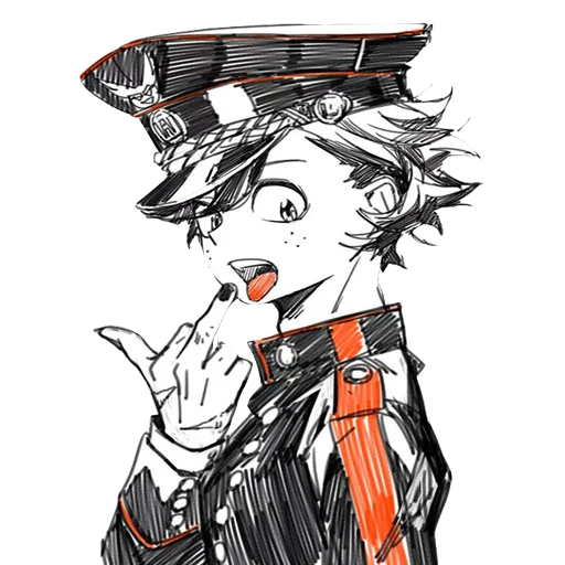 🖕 Стикер «MyHeroAcademia» для Telegram