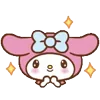 Стикер 12 ✌️Зайка My Melody