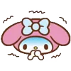 Стикер 14 ✌️Зайка My Melody