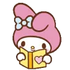 Стикер 8 ✌️Зайка My Melody