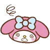Стикер 15 ✌️Зайка My Melody