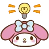Стикер 16 ✌️Зайка My Melody