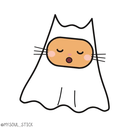 🐱 Эмодзи «ɢʜᴏsᴛ ᴄᴀᴛs ᴄᴏᴢʏ» для Telegram