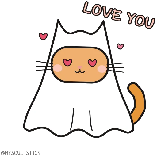 🐱 Эмодзи «ɢʜᴏsᴛ ᴄᴀᴛs ᴄᴏᴢʏ» для Telegram