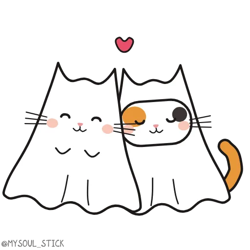 🐱 Эмодзи «ɢʜᴏsᴛ ᴄᴀᴛs ᴄᴏᴢʏ» для Telegram