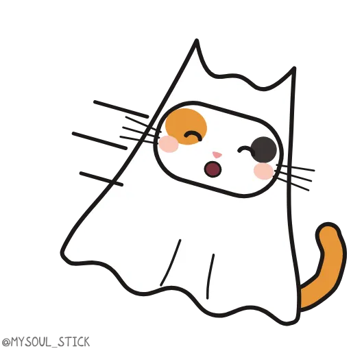 🐱 Эмодзи «ɢʜᴏsᴛ ᴄᴀᴛs ᴄᴏᴢʏ» для Telegram
