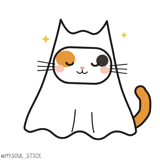 🐱 Эмодзи «ɢʜᴏsᴛ ᴄᴀᴛs ᴄᴏᴢʏ» для Telegram