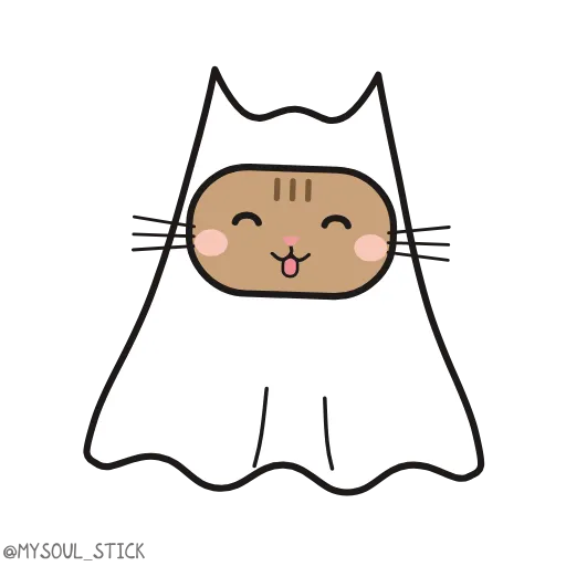 🐱 Эмодзи «ɢʜᴏsᴛ ᴄᴀᴛs ᴄᴏᴢʏ» для Telegram
