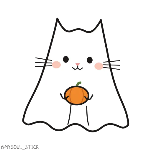 🐱 Эмодзи «ɢʜᴏsᴛ ᴄᴀᴛs ᴄᴏᴢʏ» для Telegram