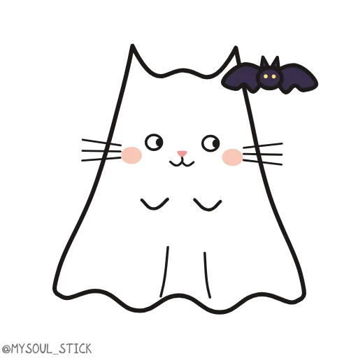 🐱 Эмодзи «ɢʜᴏsᴛ ᴄᴀᴛs ᴄᴏᴢʏ» для Telegram