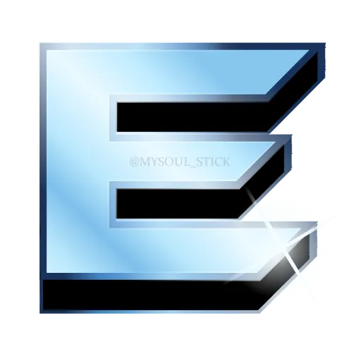 🔠 Эмодзи «Голубые анимированные буквы, разделители, иконки» для Telegram