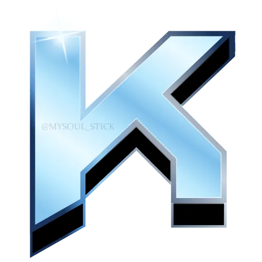 🔠 Эмодзи «Голубые анимированные буквы, разделители, иконки» для Telegram