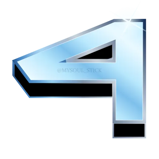 4️⃣ Эмодзи «Голубые анимированные буквы, разделители, иконки» для Telegram