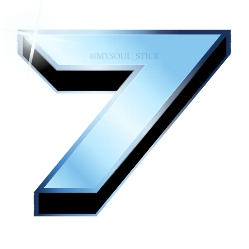 7️⃣ Эмодзи «Голубые анимированные буквы, разделители, иконки» для Telegram