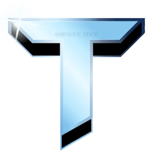 🔠 Эмодзи «Голубые анимированные буквы, разделители, иконки» для Telegram
