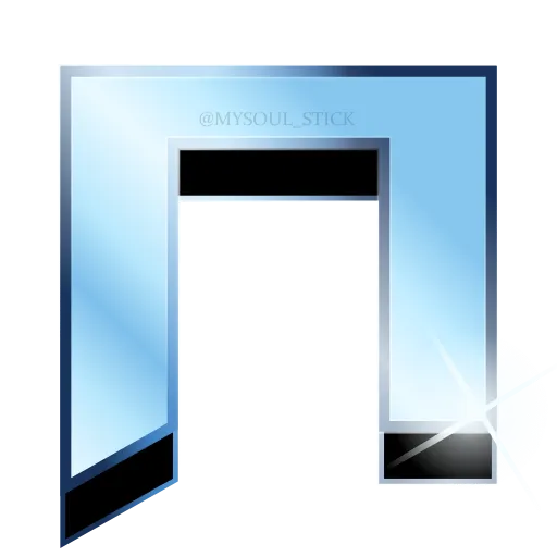 🔠 Эмодзи «Голубые анимированные буквы, разделители, иконки» для Telegram