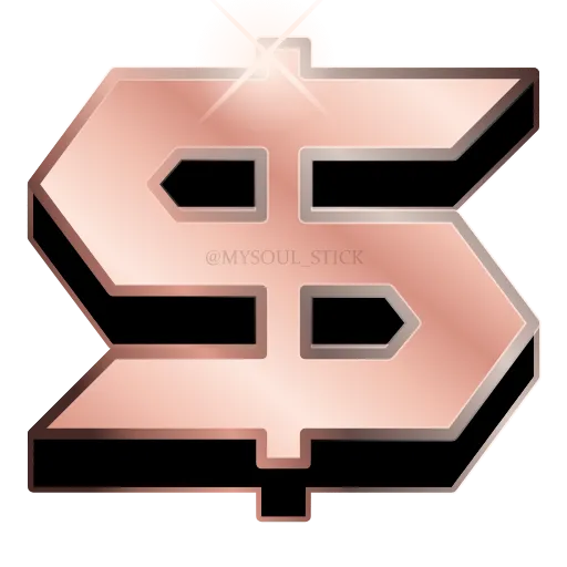 💲 Эмодзи «буквы в цвете розовое золото, разделители» для Telegram