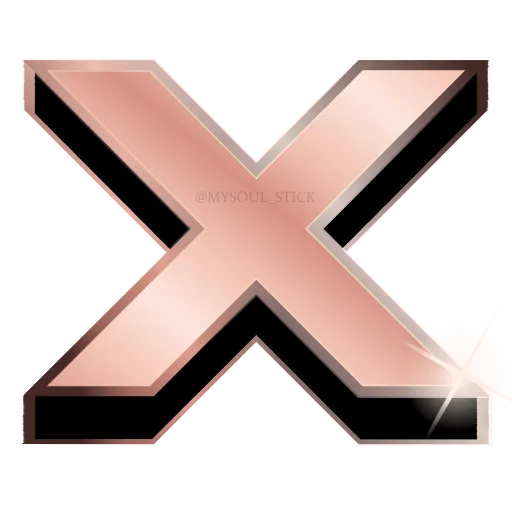 🔠 Эмодзи «буквы в цвете розовое золото, разделители» для Telegram