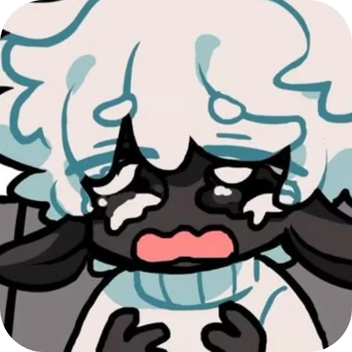 😭 Стикер «𝙒𝙤𝙤𝙡𝙮𝙮𝙮~» для Telegram