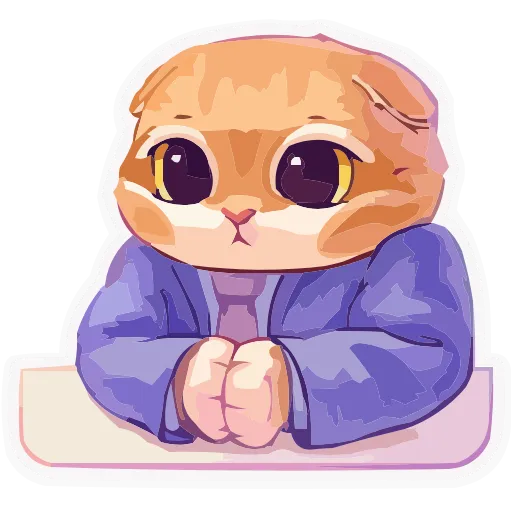 😐 Эмодзи «Мявс Буся» для Telegram