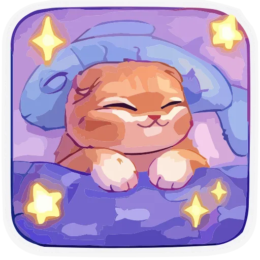 😴 Эмодзи «Мявс Буся» для Telegram