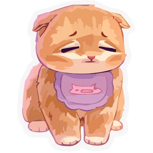 😞 Эмодзи «Мявс Буся» для Telegram