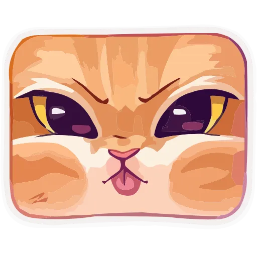 😝 Эмодзи «Мявс Буся» для Telegram