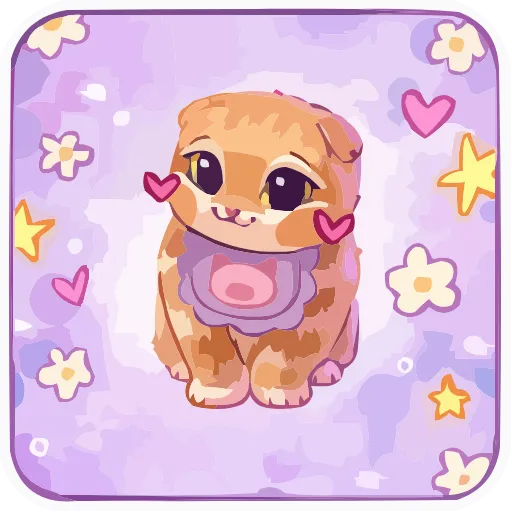 🥰 Эмодзи «Мявс Буся» для Telegram