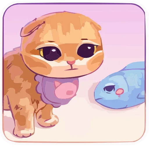 😐 Эмодзи «Мявс Буся» для Telegram
