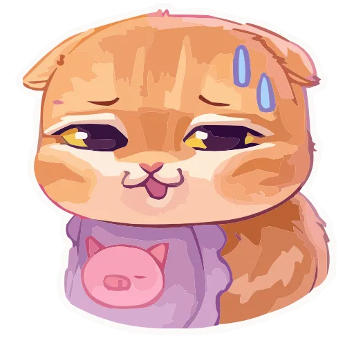😓 Эмодзи «Мявс Буся» для Telegram