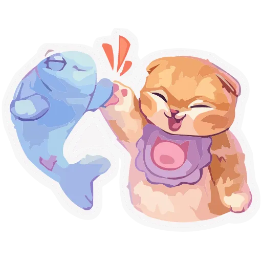 🤝 Эмодзи «Мявс Буся» для Telegram
