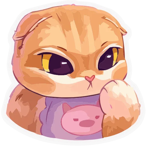 😤 Эмодзи «Мявс Буся» для Telegram