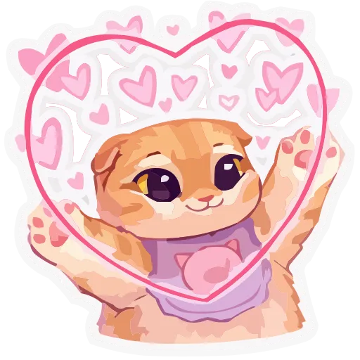 🥰 Эмодзи «Мявс Буся» для Telegram