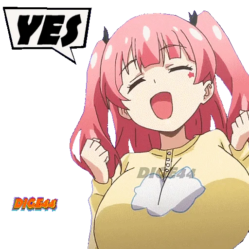 👍 Стикер «NENE FUJINOKI MY FIRST GIS A GAL» для Telegram
