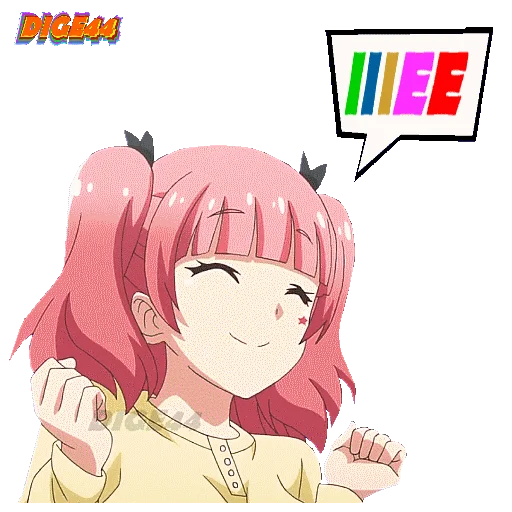🥳 Стикер «NENE FUJINOKI MY FIRST GIS A GAL» для Telegram