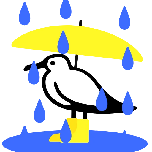 🌧 Стикер «NEW HOLLAND ISLAND» для Telegram