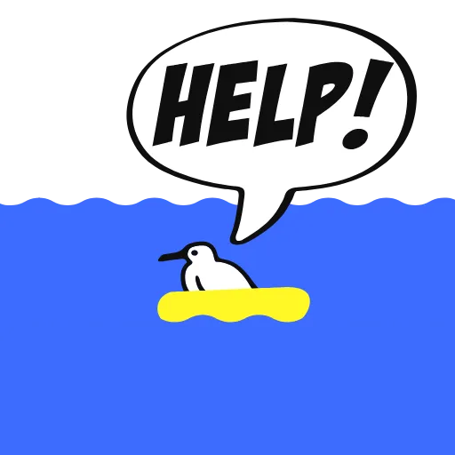 😭 Стикер «NEW HOLLAND ISLAND» для Telegram