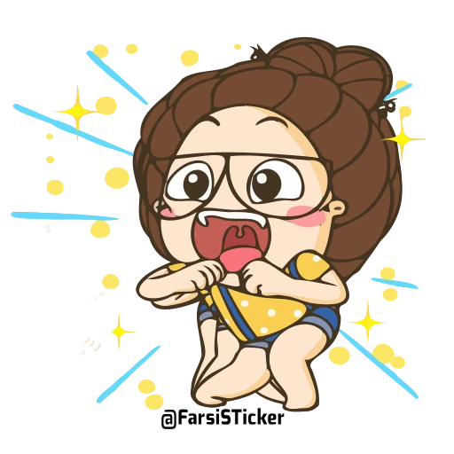 💃 Стикер «Farsi girl» для Telegram
