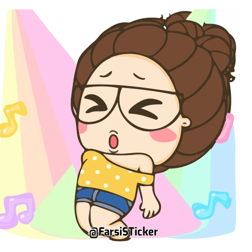 🕺 Стикер «Farsi girl» для Telegram