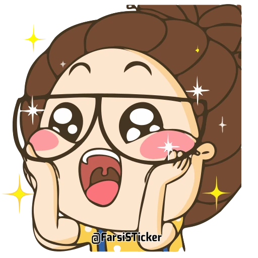 😋 Стикер «Farsi girl» для Telegram