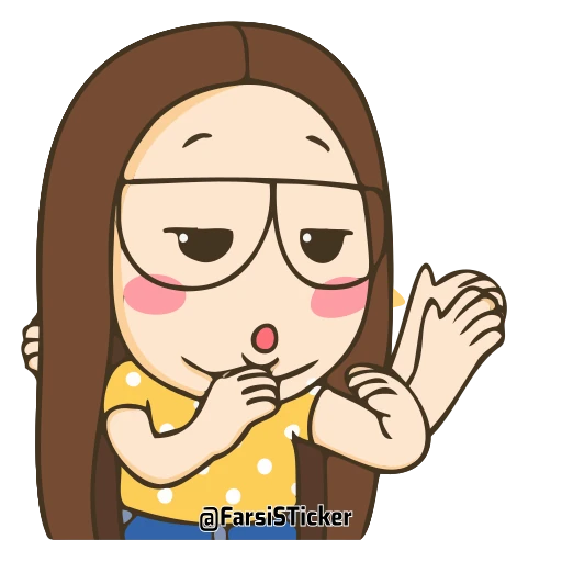 😒 Стикер «Farsi girl» для Telegram