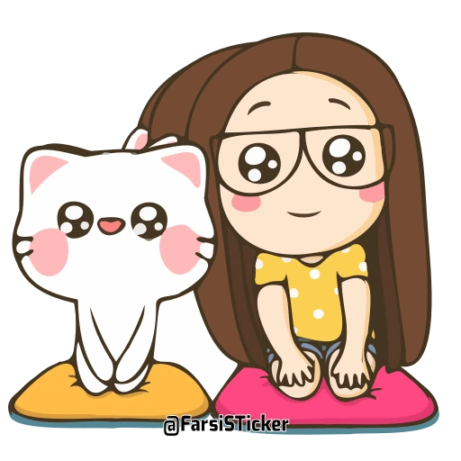 😌 Стикер «Farsi girl» для Telegram