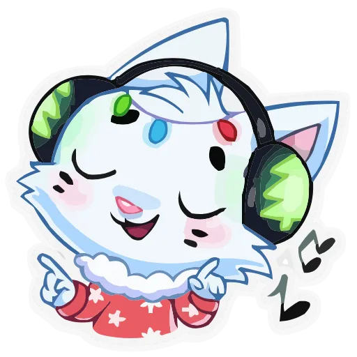Стикер 8 animals #cute #our #static #vector #vk #xmas