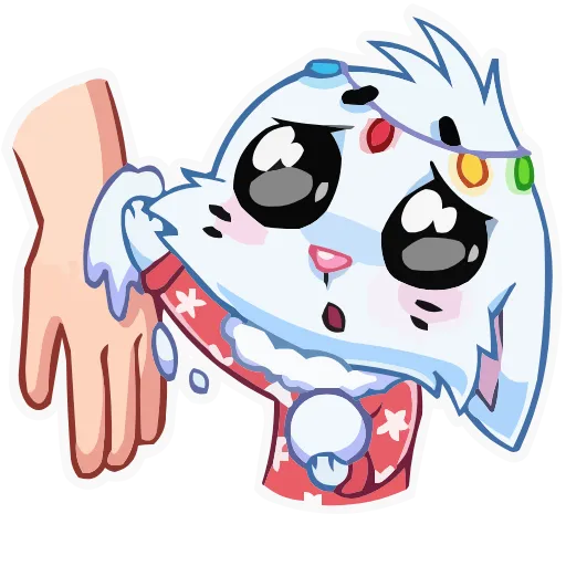 Стикер 18 animals #cute #our #static #vector #vk #xmas