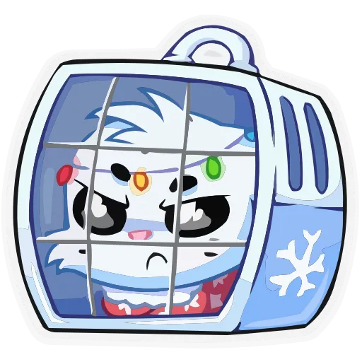 Стикер 46 animals #cute #our #static #vector #vk #xmas
