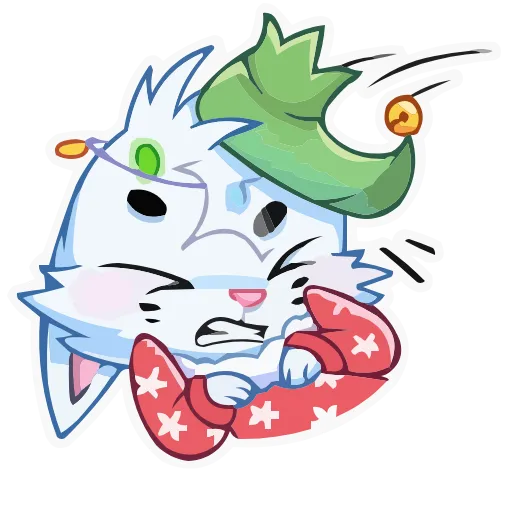 Стикер 21 animals #cute #our #static #vector #vk #xmas