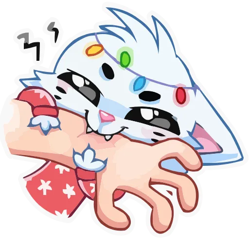 Стикер 15 animals #cute #our #static #vector #vk #xmas